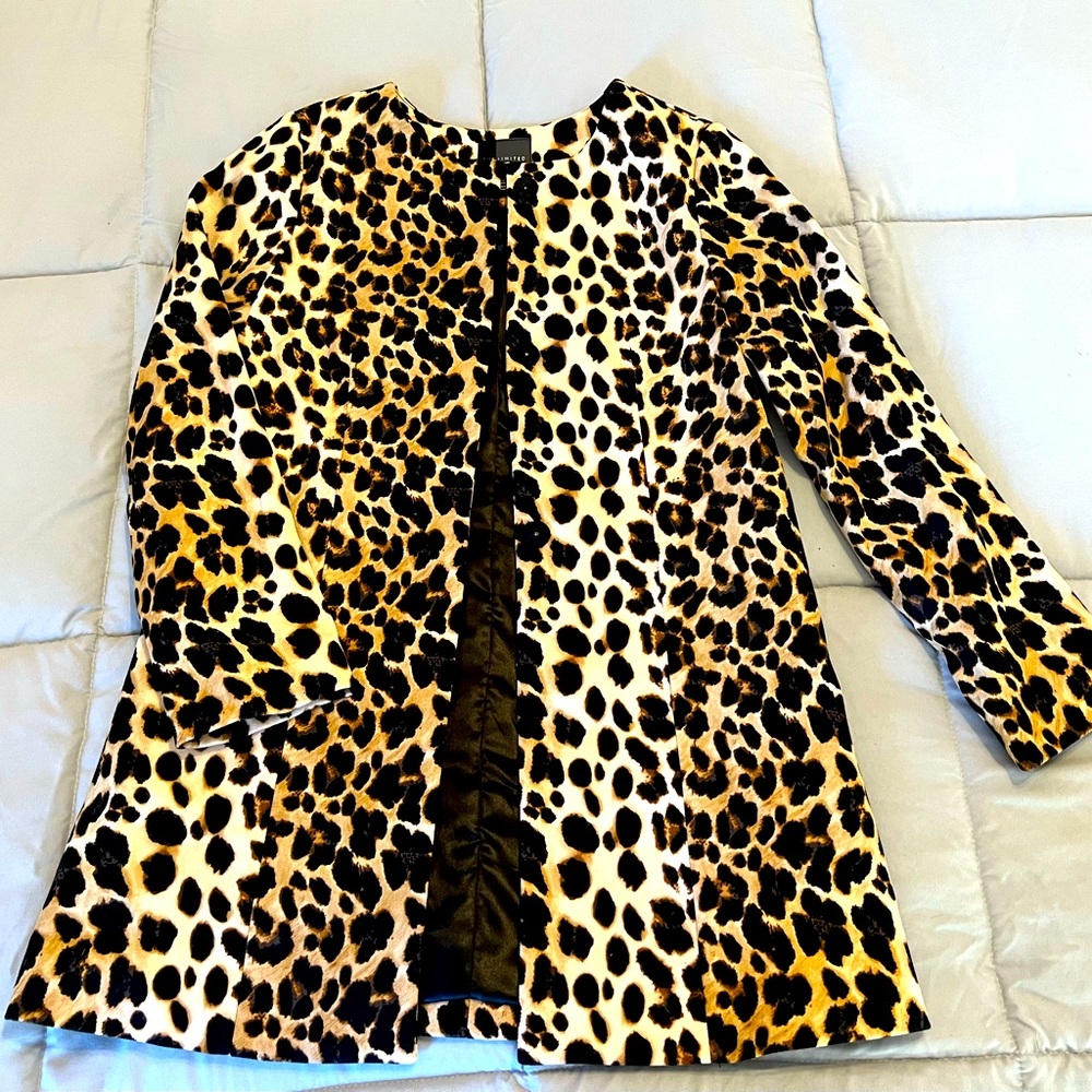 The Limited  Coat Brown Leopard Animal Print Overcoat
Mob wife Aesthetic